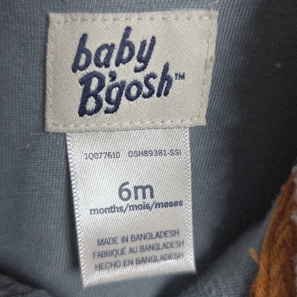 Baby B'gosh Corduroy‎ Outfit Set Sherpa Collar Bomber Jacket and Pants, 6 Months - Picture 4 of 11